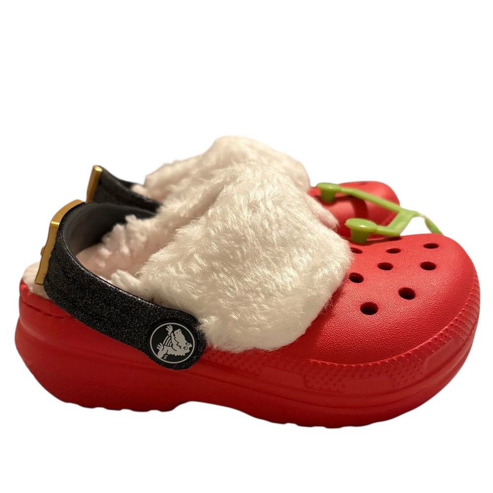 Crocs Classic Lined Santa Crocs NWT Size 9